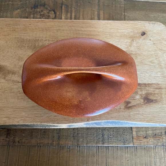 Roseville Raymor covered bowl pumpkin - Picture 2 of 7